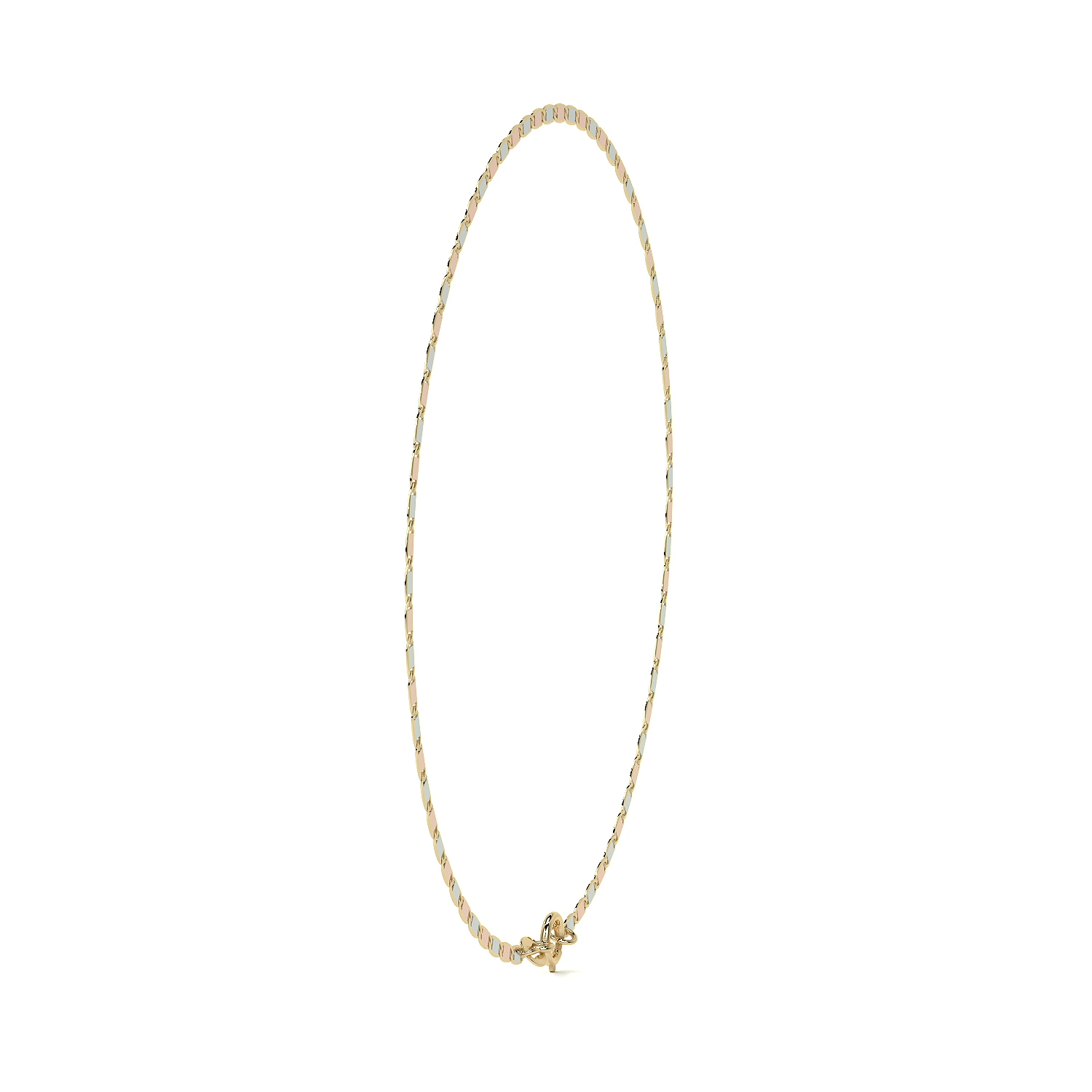 Pulsera de Oro 10K Estilo Italiano Valentino | Brazalete Delicado en Oro Amarillo o Tricolor