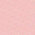 1/2 metro Mini Flores blancas sobre rosa coral Preciosas Miniaturas Riley Blake