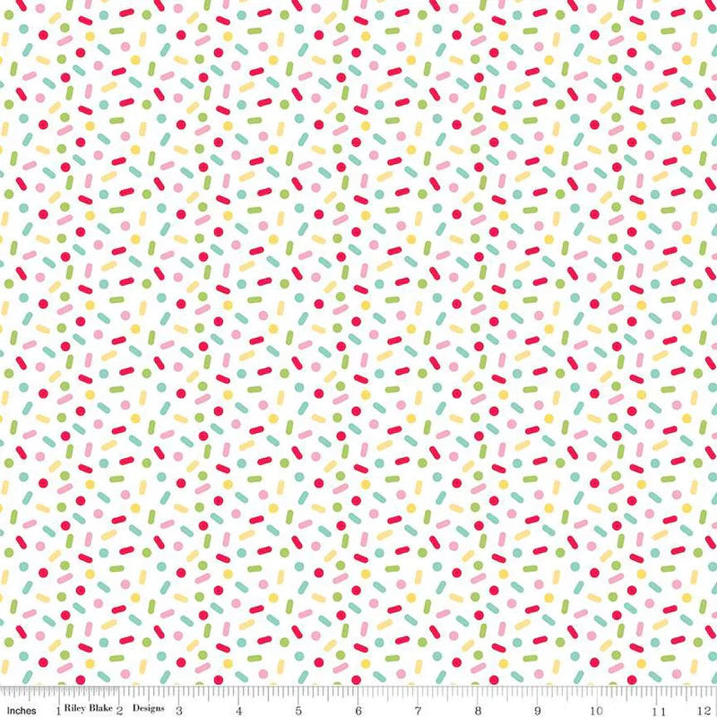 1/2 metro de Confetti Navideño Besos de Jengibre