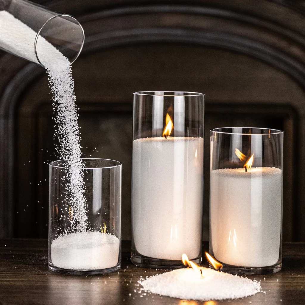 Cera de Arena Blanca Granulada – Vegetal para Velas (Cera Nieve)
