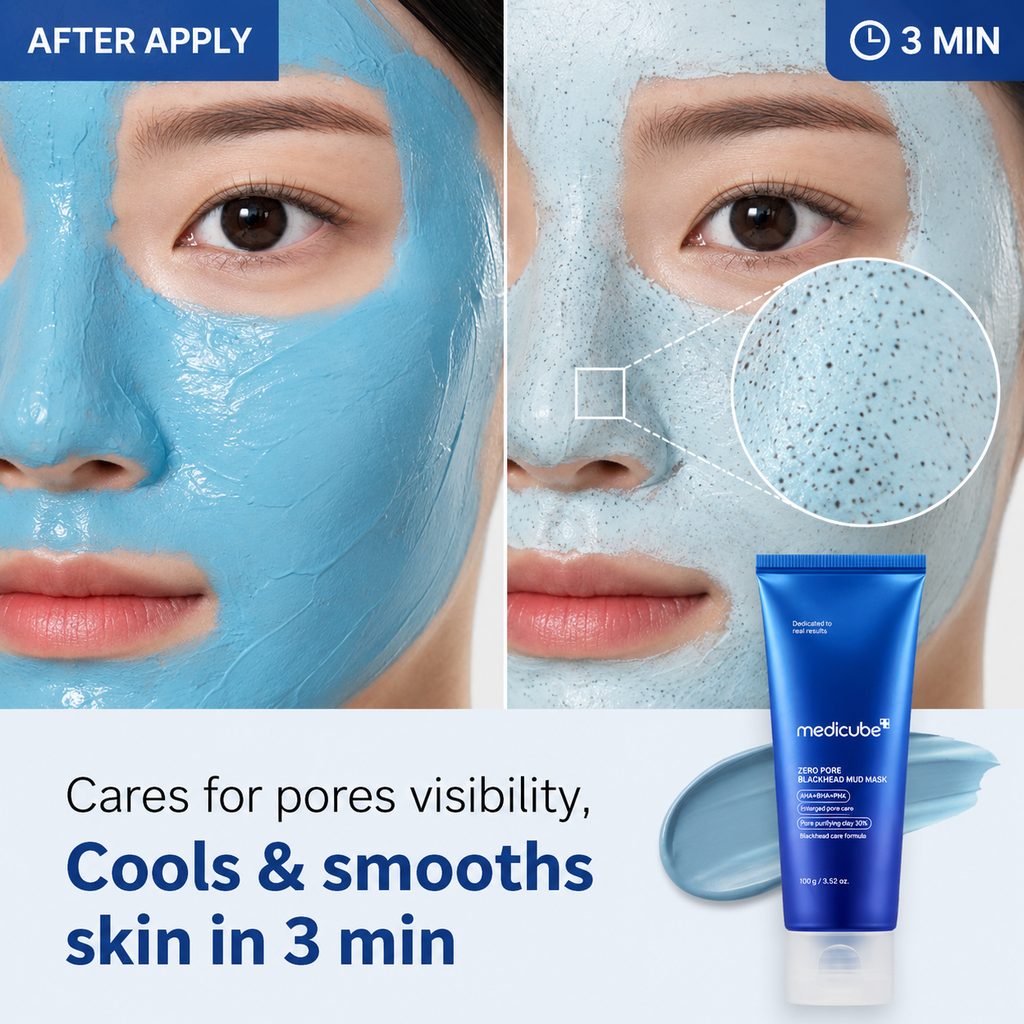 medicube - Zero Pore Blackhead Mud Mask | Mascarilla 100 g
