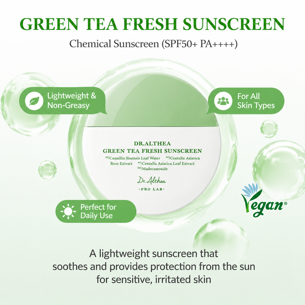 Dr. Althea - Green Tea Fresh Sunscreen | Bloqueador solar 45 ml