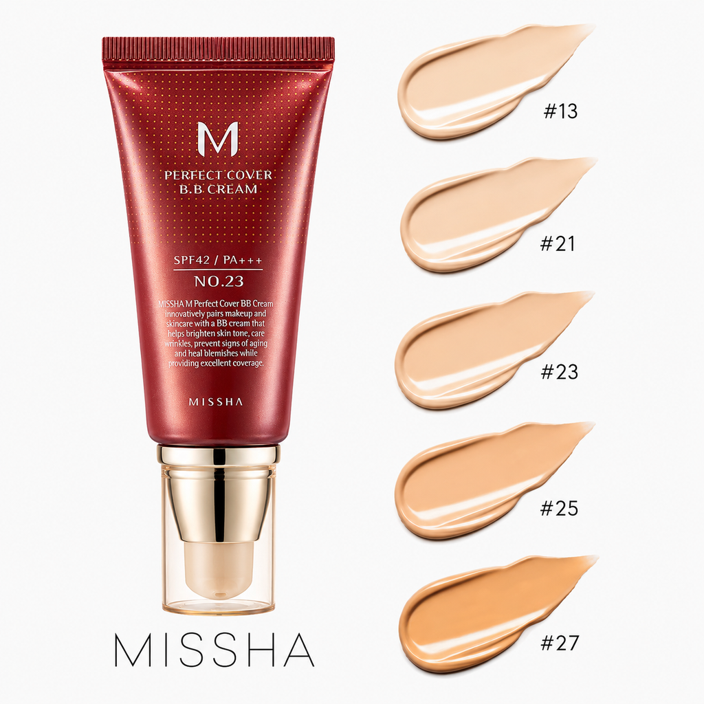 Missha - M Perfect Cover B.B. Cream Pro | BB cream 4 tonos