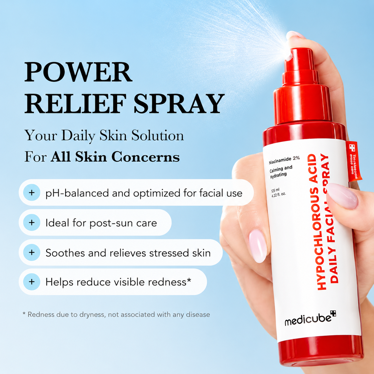Medicube - Spray facial de uso diario | Mist facial 50 ml