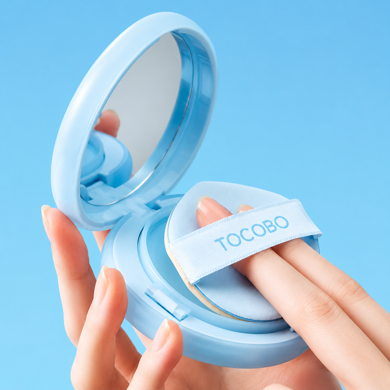 TOCOBO - Blur Finish Sun Cushion Cotton Blue