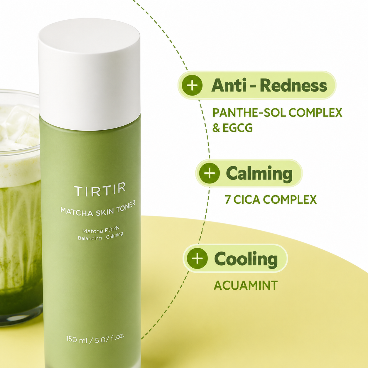 TIRTIR - Matcha Skin Toner | 150ml