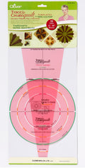 Dos plantillas reusables para Bloques Dresden y Abanicos Quilt Clover