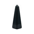 Obsidiana En Obelisco Tallado A Mano De Entre 6 Y 7 Cm Negro