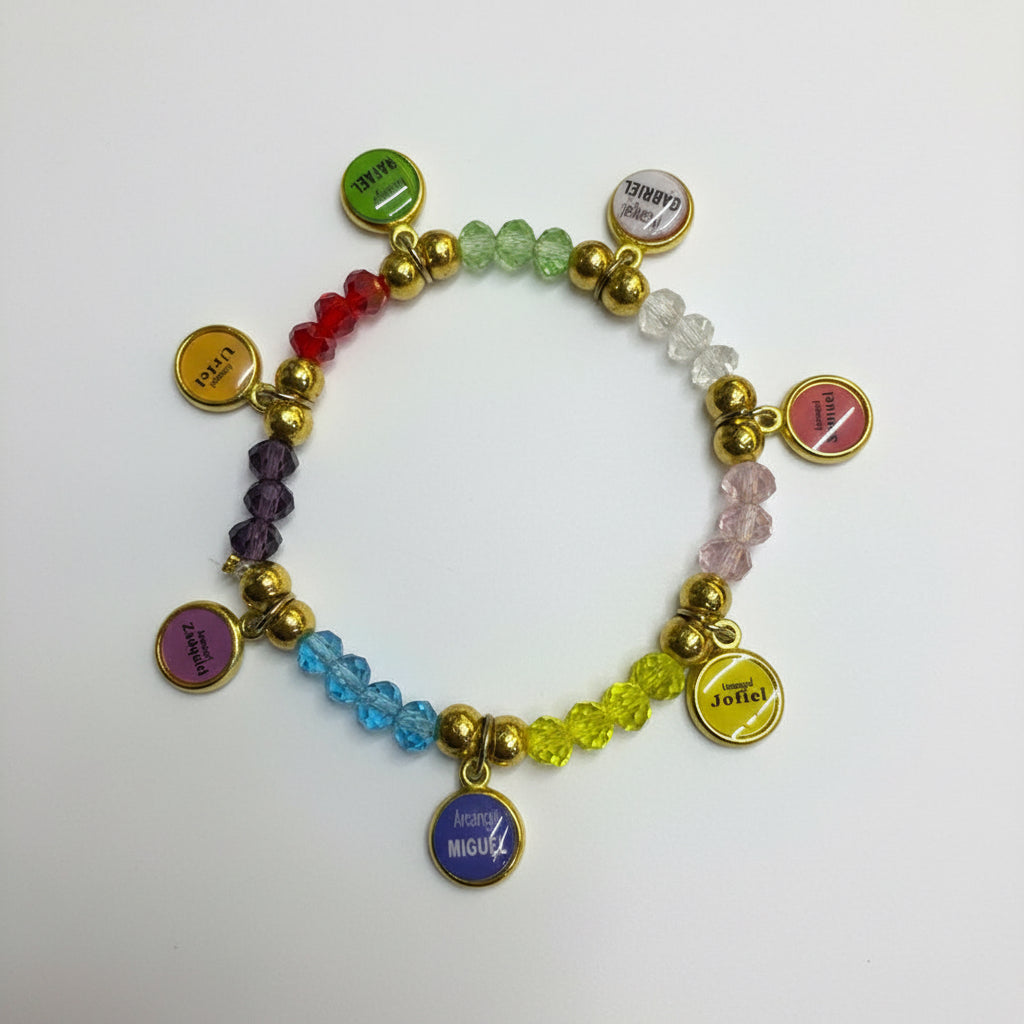 Pulsera 7 Arcángeles Cristal Espiritual