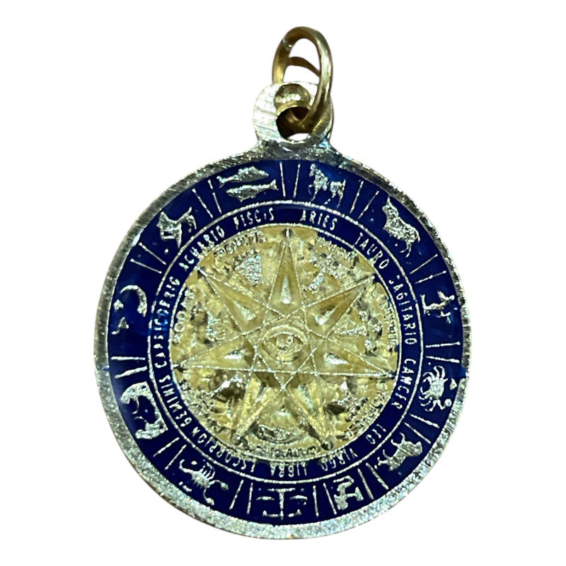 Dije Charm Hereje Estrella Zodiacal Brillante 25mm