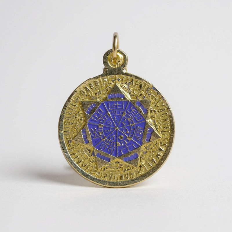Sello Seite Arcangeles  Metatron Dije Metal Encapsulado 25mm