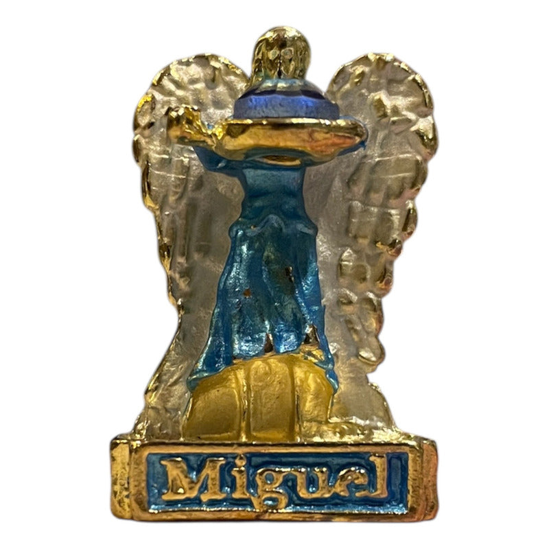 Set De 7 Arcangeles Decorativos, Figuras Miniaturas De Metal Multi Colores