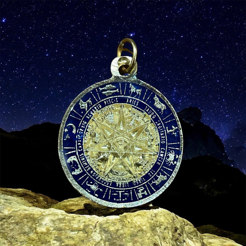 Dije Charm Hereje Estrella Zodiacal Brillante 25mm