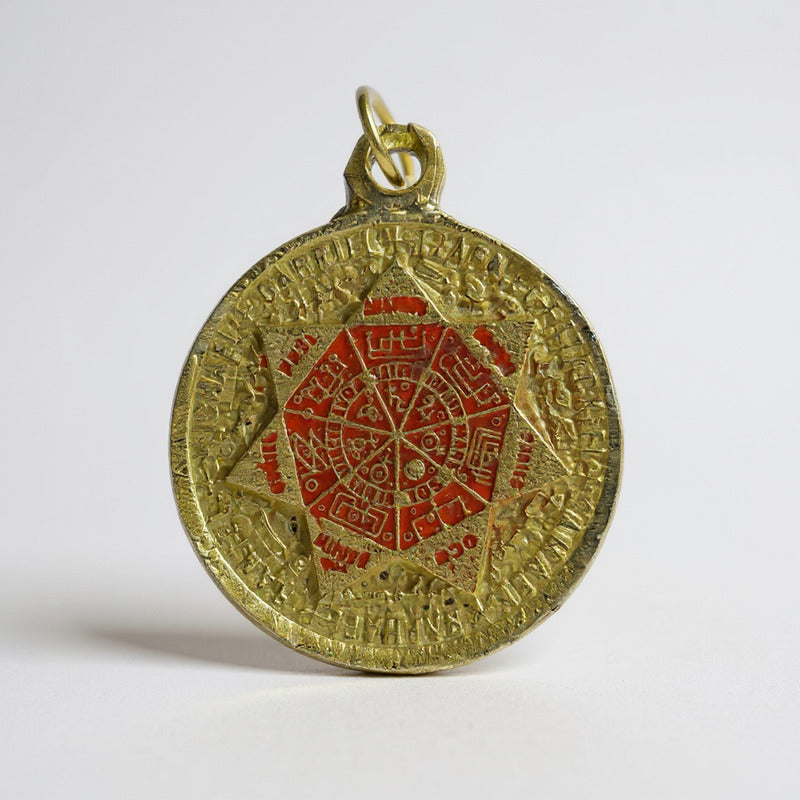 Sello Seite Arcangeles  Metatron Dije Metal Encapsulado 30mm
