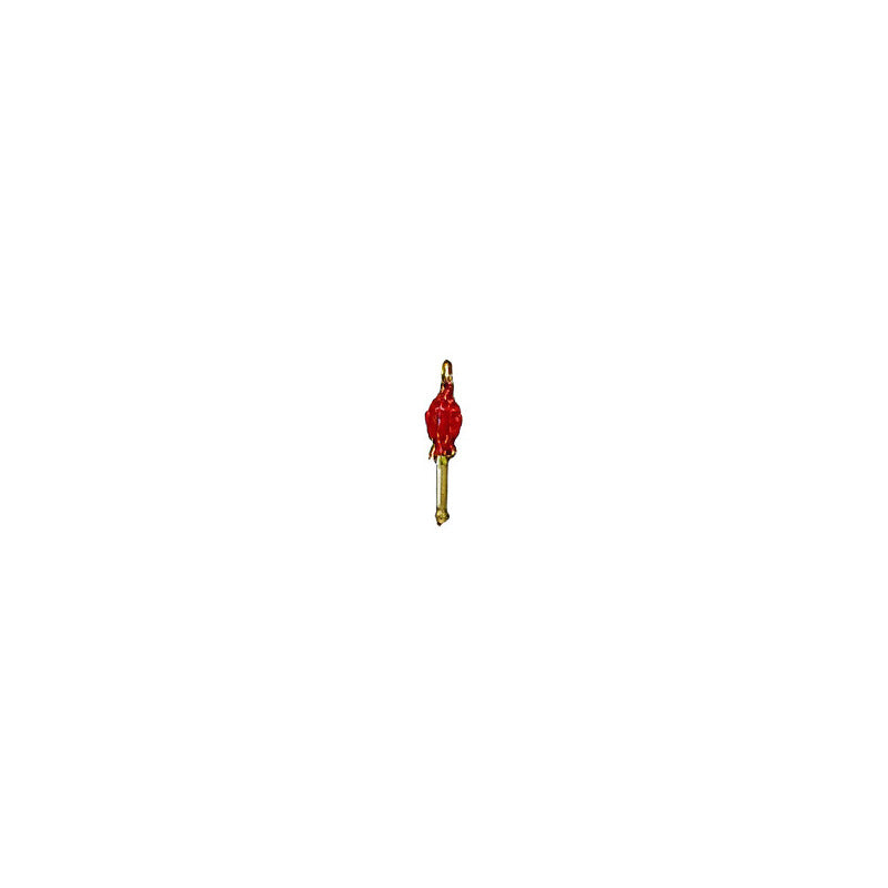 Espada Flamígera Amuleto De Feng Shui Dorada