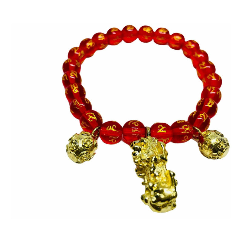 Pulcera Piyao Protección Feng Shui Pixiu Elástica 8-10cm