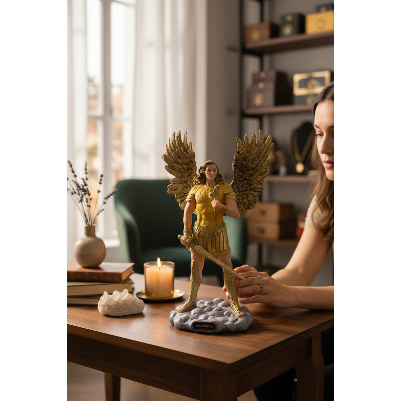 Arcangeles De 35cm Altura Figura De Resina Modelo A Elegir