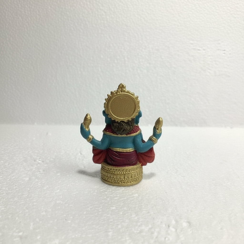 Ganesh Figura Resina Dios De La Prosperidad 7.5 Cm 1 Pieza