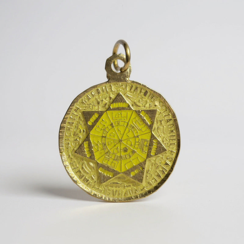 Sello Seite Arcangeles  Metatron Dije Metal Encapsulado 25mm