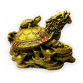 Tortuga Dragón Resina Guardián De La Riqueza Nacional 4cm Dorado