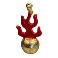 Bola De Fuego Amuleto De Feng Shui Baño De Oro 3 Cm Alto