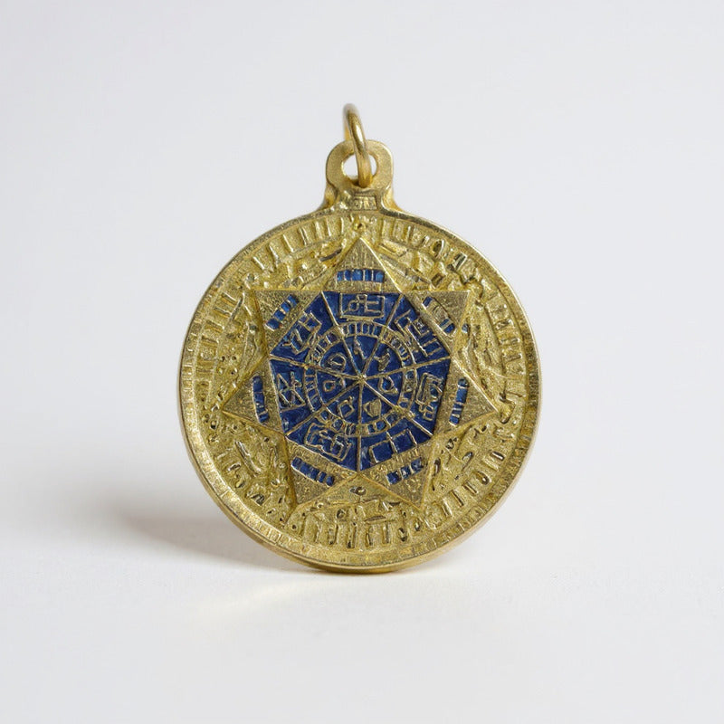 Sello Seite Arcangeles  Metatron Dije Metal Encapsulado 25mm