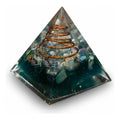 Piramide Orgonita 4 Cm De Altura Verde