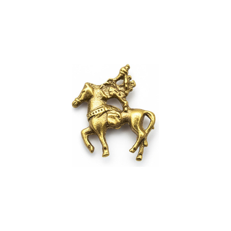 Caballo Con Mono O Mosca Amuleto Para Feng Shui 3 Cm Mosca