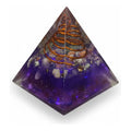 Piramide Orgonita 4 Cm De Altura Purpura