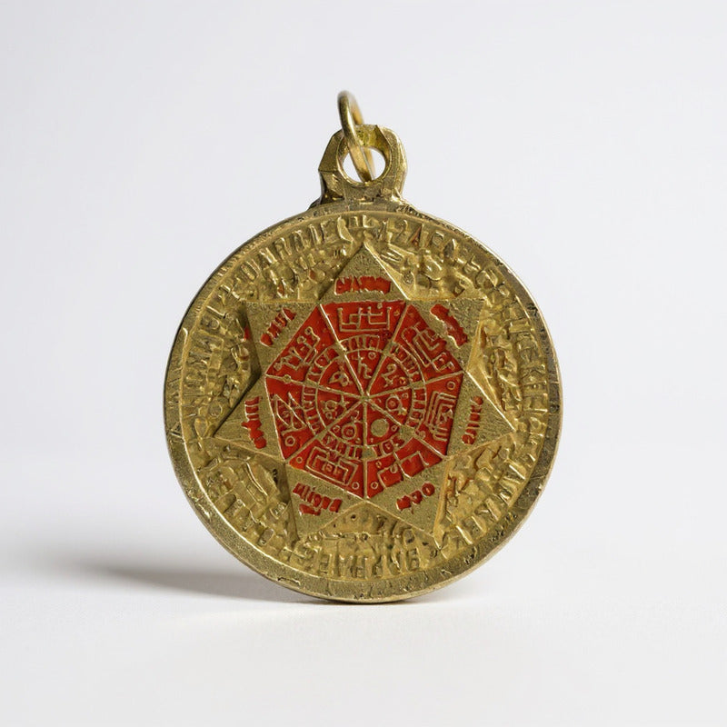 Sello Seite Arcangeles  Metatron Dije Metal Encapsulado 25mm