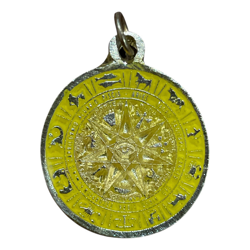 Dije Charm Hereje Estrella Zodiacal Brillante 25mm