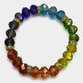 Pulcera 7 Chakras En Cristal Variado 10 Cm