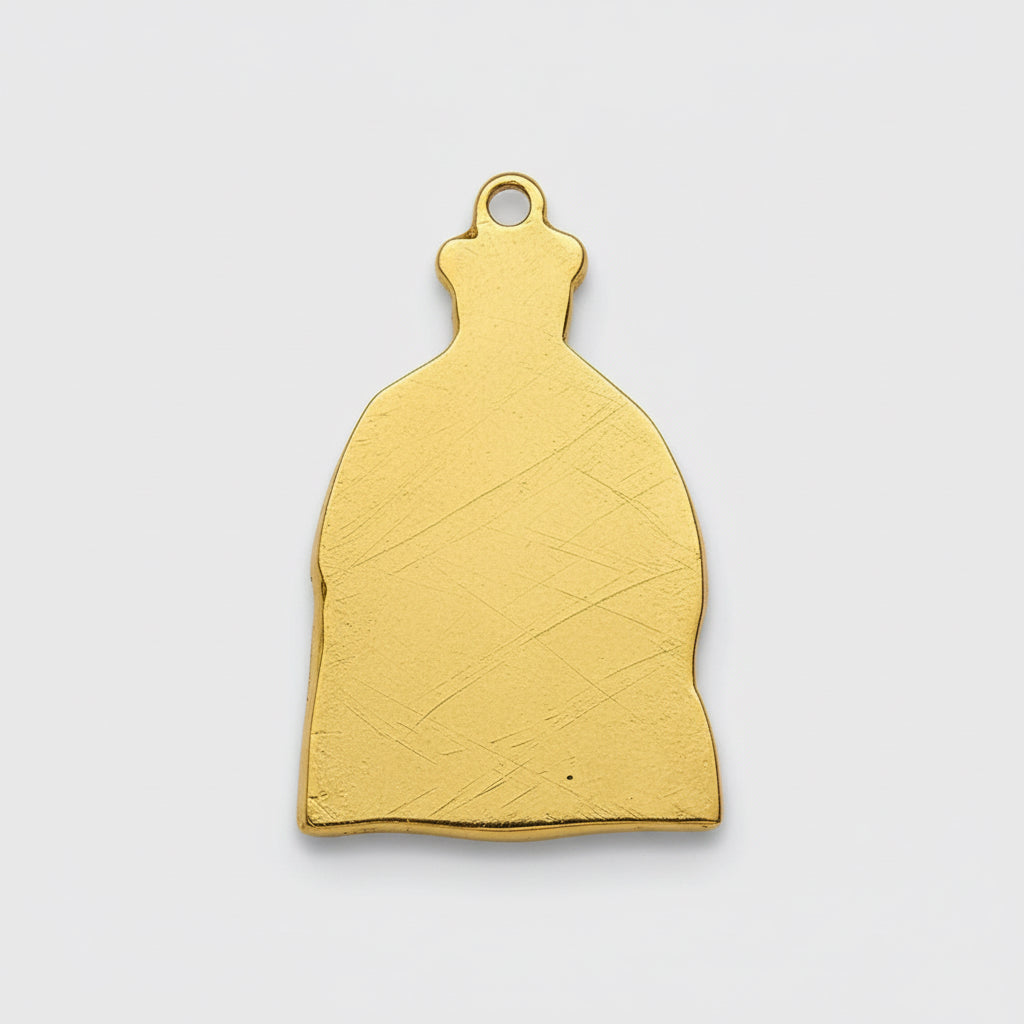 Gran Duque General Yan Xin Feng Shui Amuleto Baño Oro 3.5cm