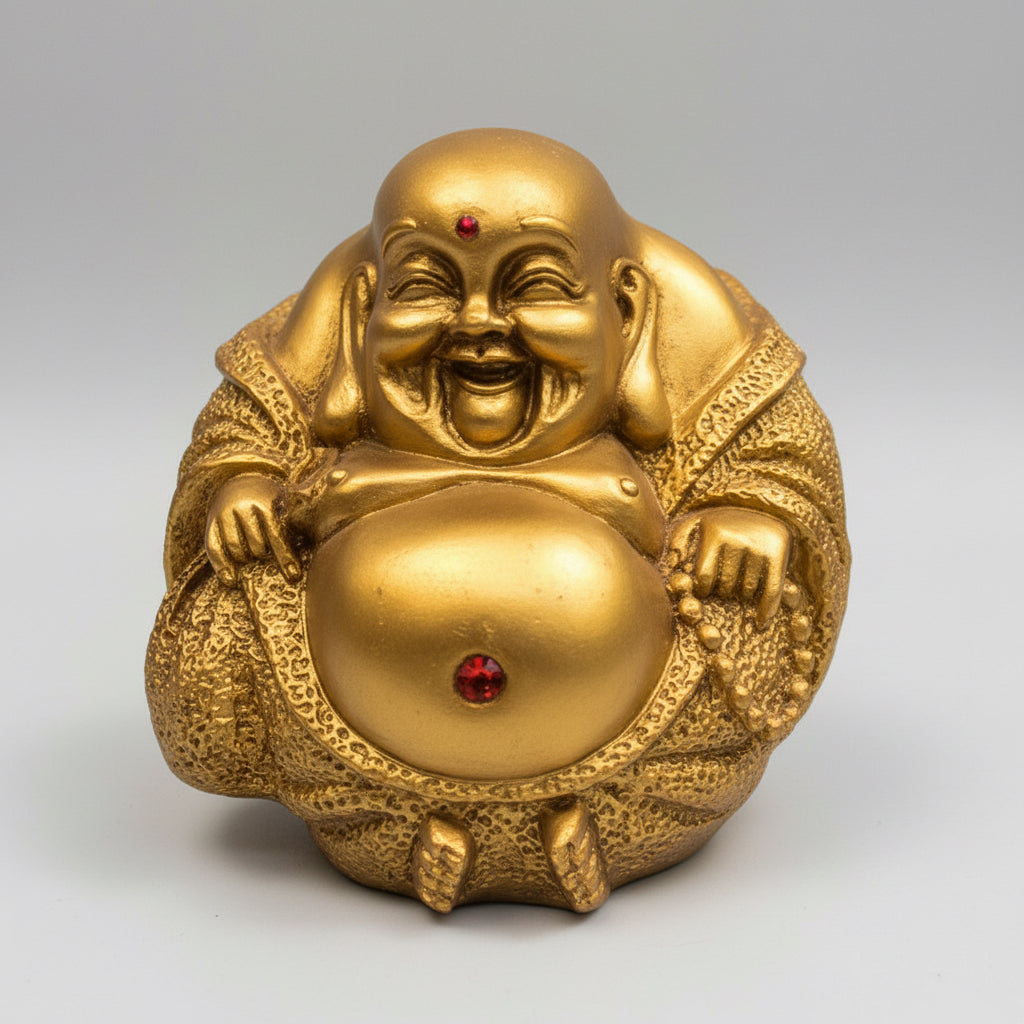 Buda De Bola Chico Figura De Resina