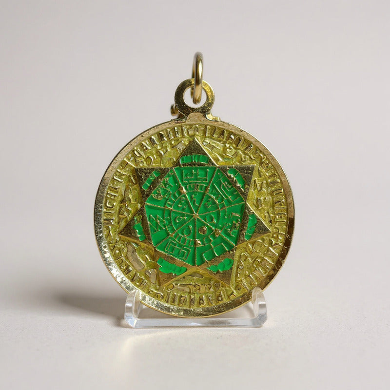 Sello Seite Arcangeles  Metatron Dije Metal Encapsulado 30mm