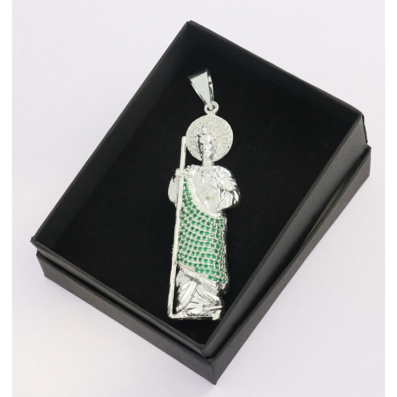 Dije De Cruz Con Forma De Ancla De Plata 925
