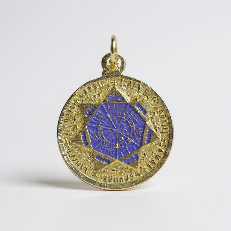 Sello Seite Arcangeles  Metatron Dije Metal Encapsulado 30mm