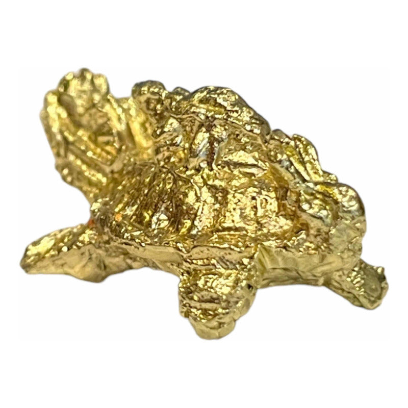 Tortuga Dragón Amuleto Dorado