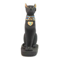 Gato Egipcio Resina Nacional 17.5cm Negro