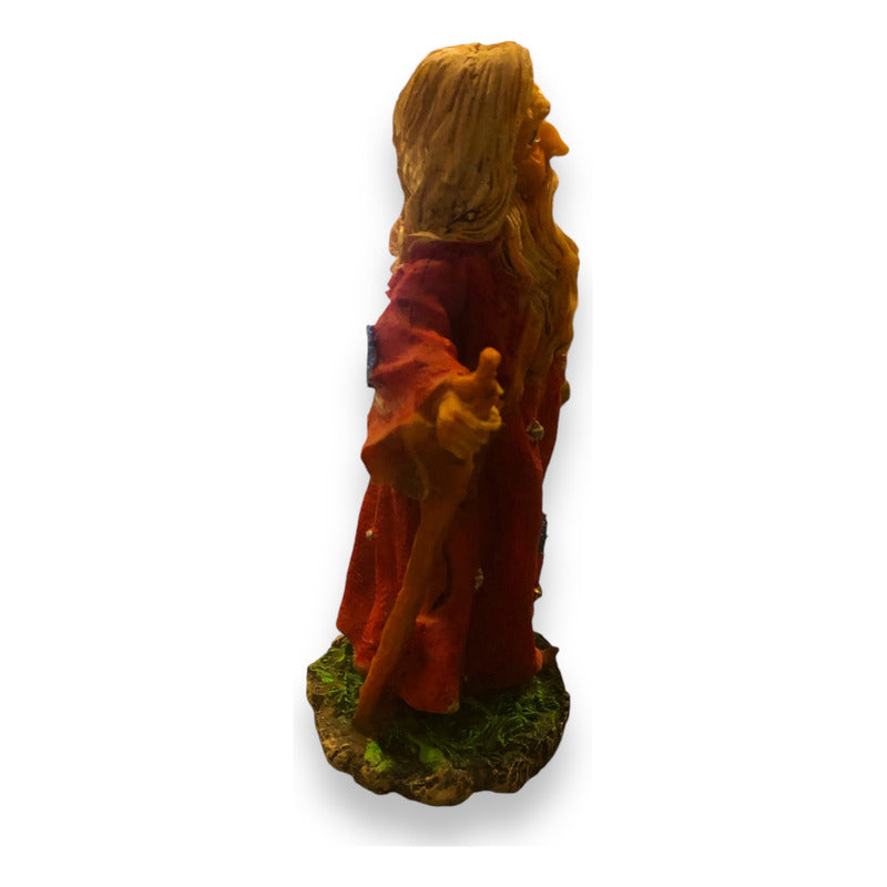 Elfo Merlin Figura De Resina Variado