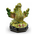 Figura Ave Fénix Dorada Feng Shui Abundancia 8cm Dorado