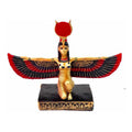 Isis Diosa Ast Egipcio En Resina Nacional 17 Cm Oro