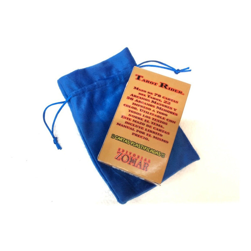 Tarot Rider + Instructivo + Amuleto + Morral  Import. 12.5cm