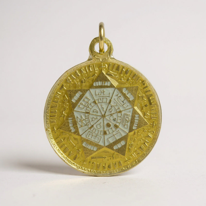 Sello Seite Arcangeles  Metatron Dije Metal Encapsulado 25mm