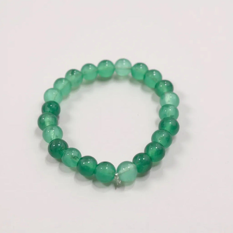 Pulsera Quartz Mediana De Cuarzo Pulido 8mm
