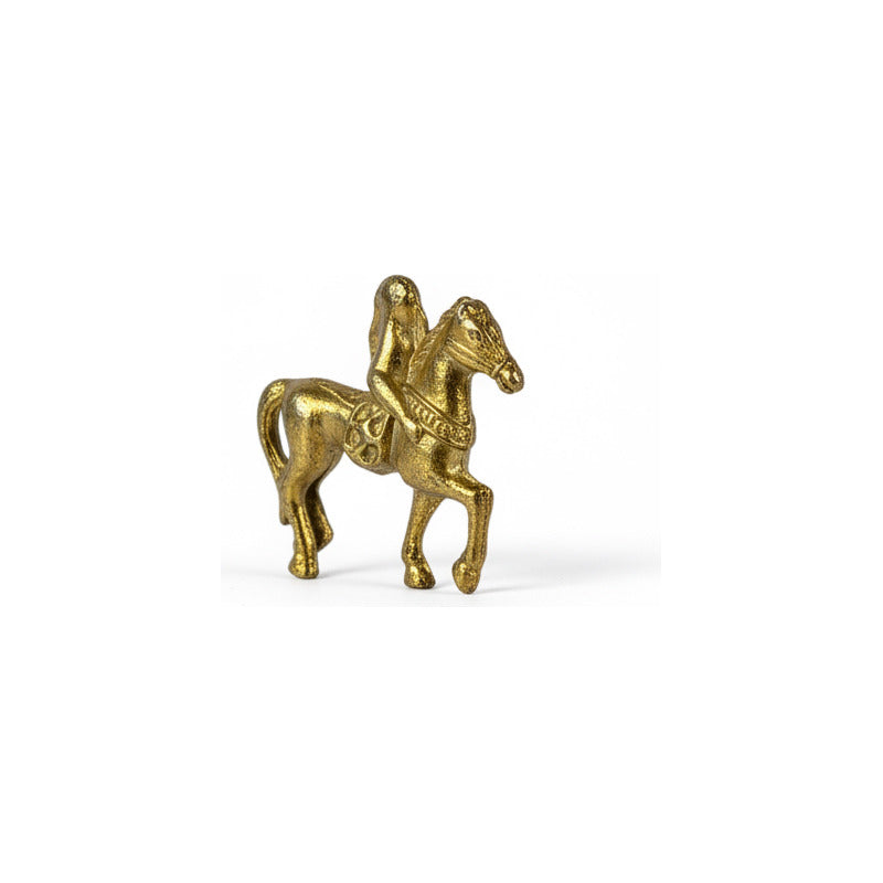 Caballo Con Mono O Mosca Amuleto Para Feng Shui 3 Cm Mono