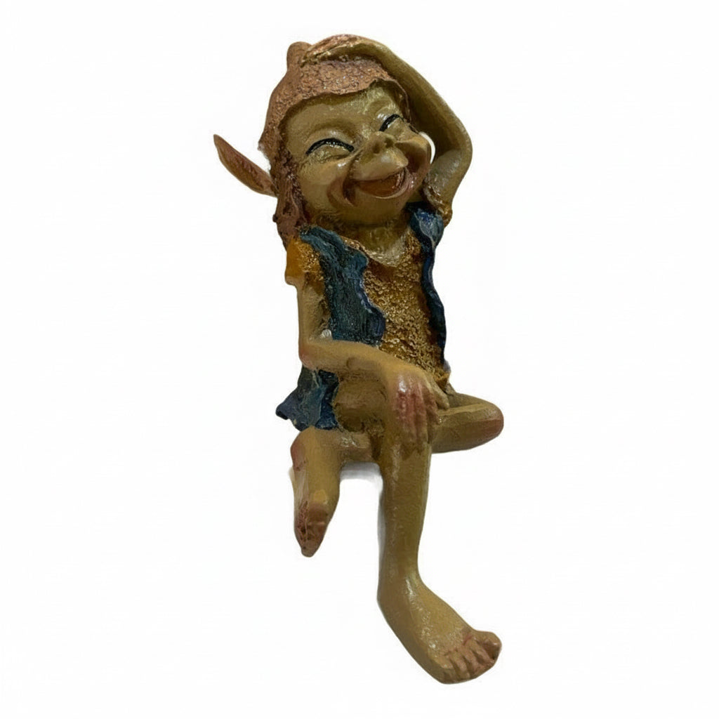 Elfos De La Abundancia Figura De Resina 10.5 Cm Variado