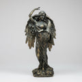 Abundia Angel De La Abundancia 28 Cm Pintado Tipo Bronce