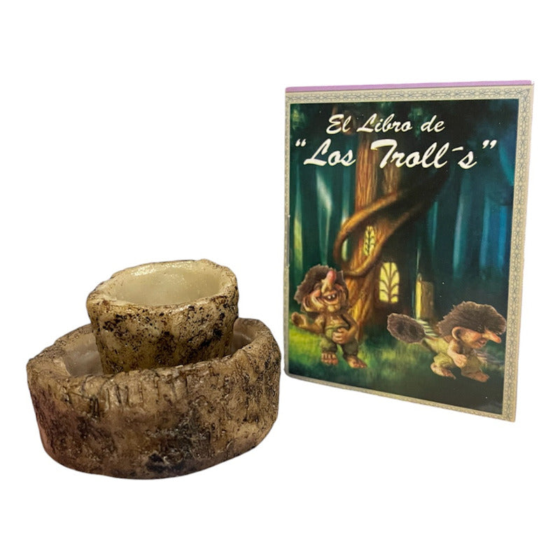 Comedero Y Bebedero Para Troll + Semillas Café