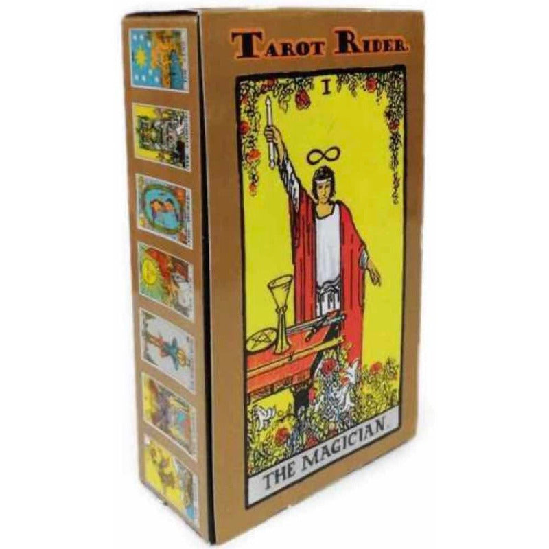 Tarot Rider + Instructivo + Amuleto + Morral  Import. 12.5cm